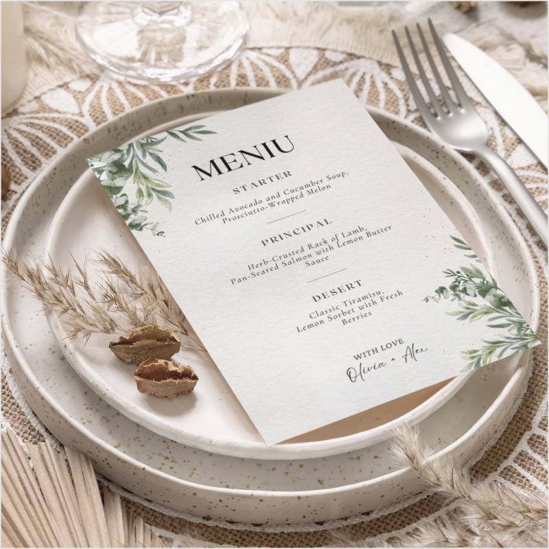 Meniu Nunta - Classic Romance